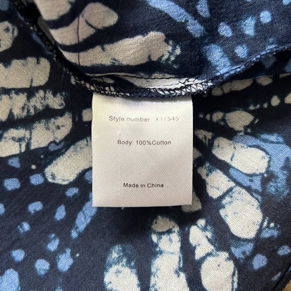 Xirena Sumer Water Floral Blue Top S - Picture 6 of 13